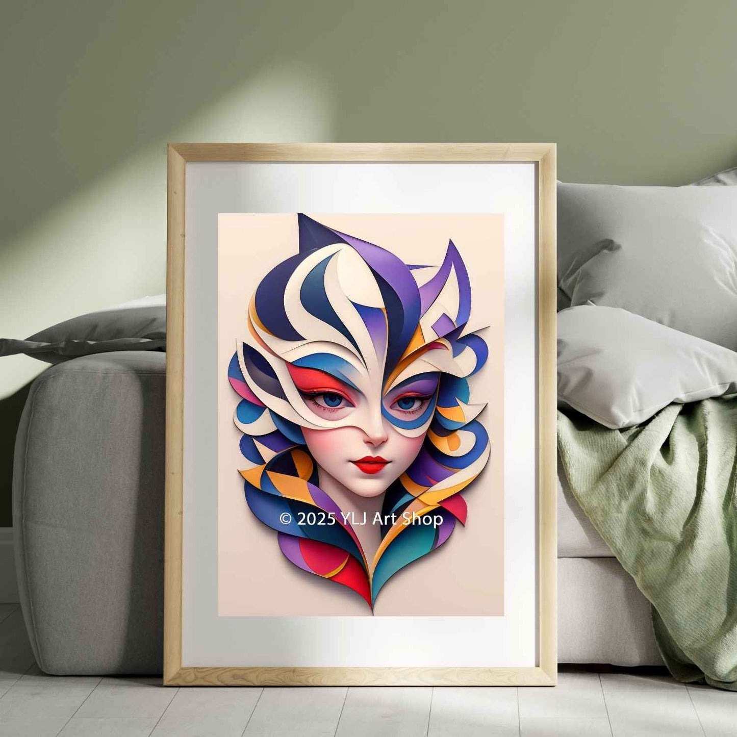 Prism Muse – Abstract Diamond Painting Kit