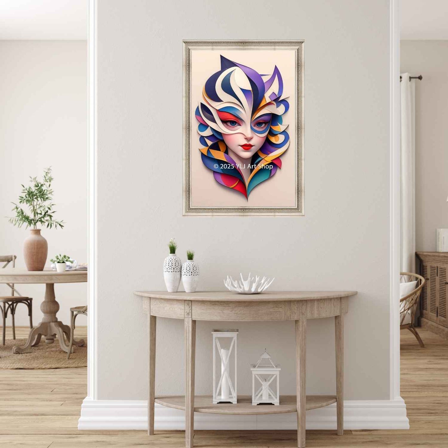 Prism Muse – Abstract Diamond Painting Kit