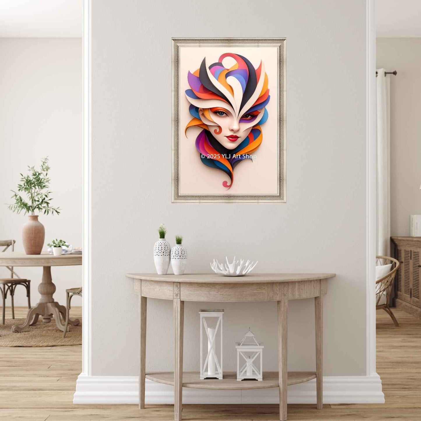 Vivid Siren – Abstract Diamond Painting Kit