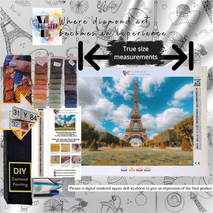 Parisian Daydreamscape - Landmarks Diamond Painting Kit - YLJ Art Shop