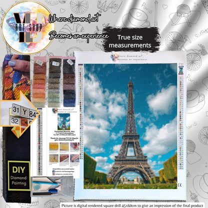 Parisian Grandeur - Landmark Diamond Painting Kit - YLJ Art Shop