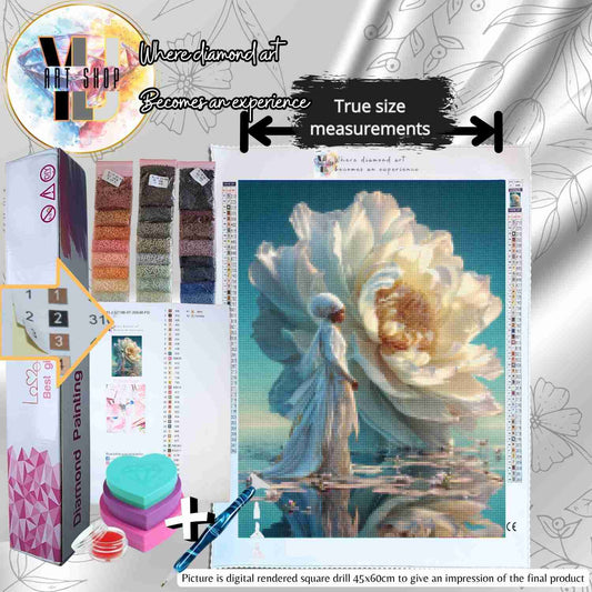 Petal Reverie – Floral Diamond Painting Kit - YLJ Art Shop