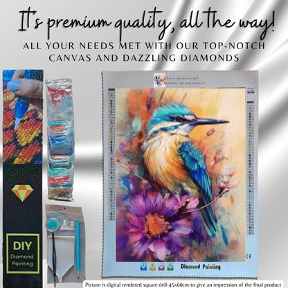 Sunny Serenity - Bird Diamond Painting Kit - YLJ Art Shop - YLJ Art Shop