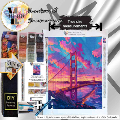 Sunset Radiance - Landmarks Diamond Painting Kit - YLJ Art Shop