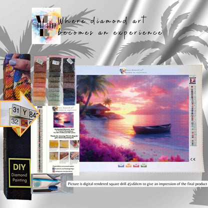 Whispers of Twilight Bay - Landscape Diamond Painting Kit - YLJ Art Shop