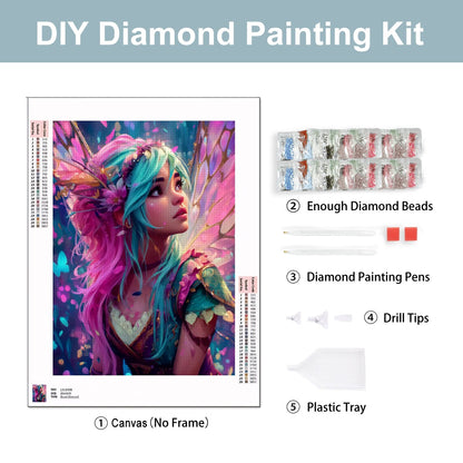Lunalyn Bloom – 5D Diamond Painting Kit (50x70 cm / 20"x28") | Round Acrylic Drills
