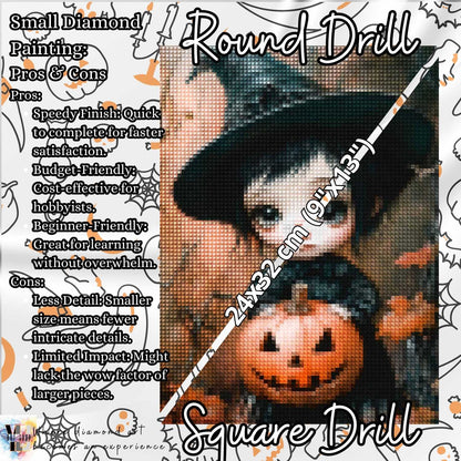 Pumpkin Mischief - Halloween Diamond Painting Kit - YLJ Art Shop - YLJ Art Shop