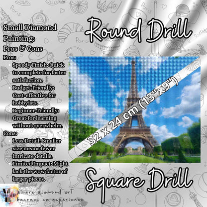 Eiffel Tower Grandeur - Landmarks Diamond Painting Kit - YLJ Art Shop