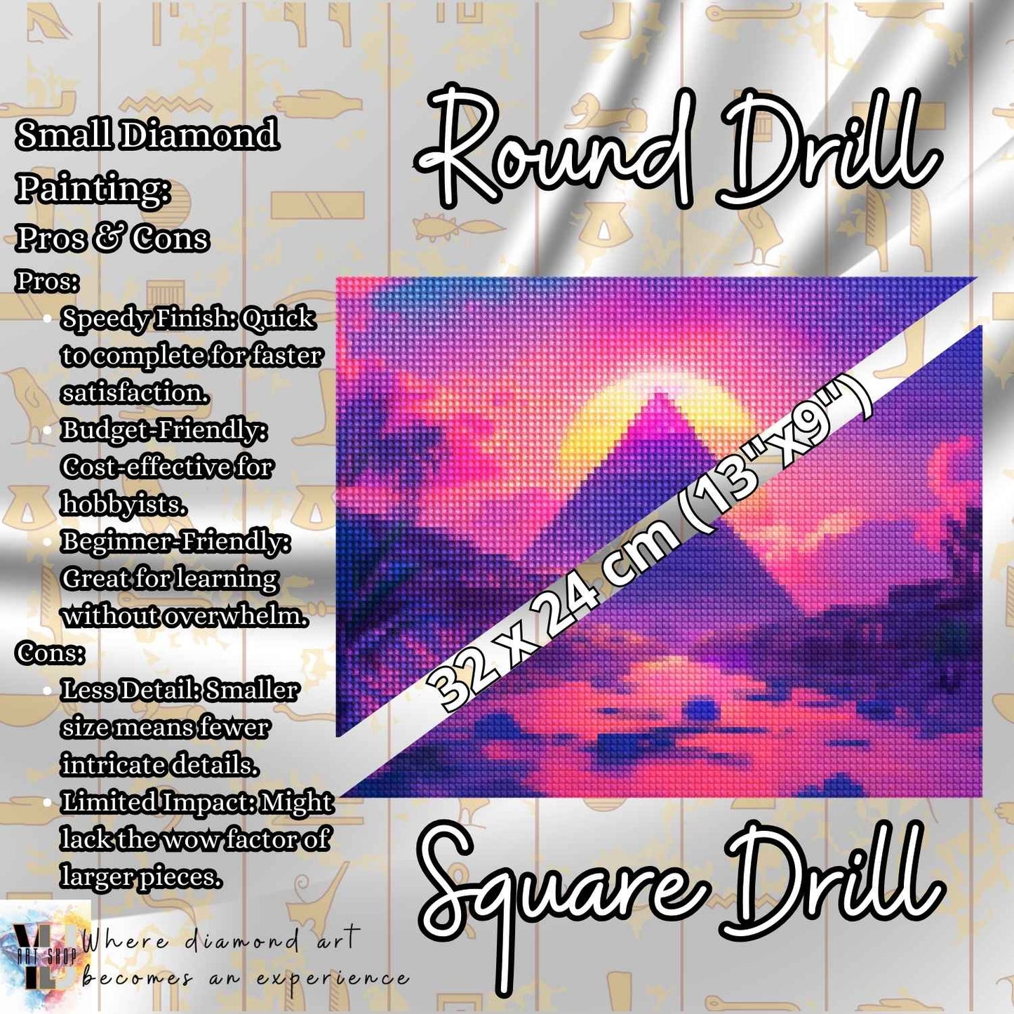 Zonsondergang Serenade - Landschap Diamond Painting Kit - YLJ Art Shop