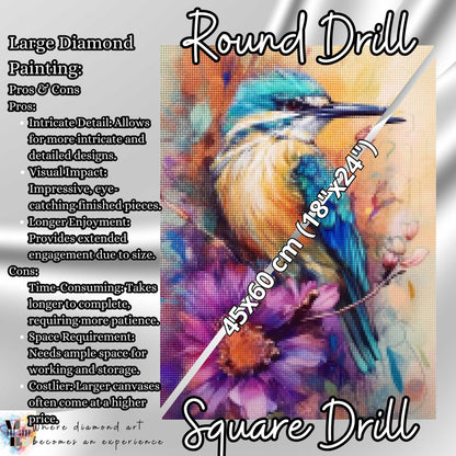 Sunny Serenity - Bird Diamond Painting Kit - YLJ Art Shop - YLJ Art Shop