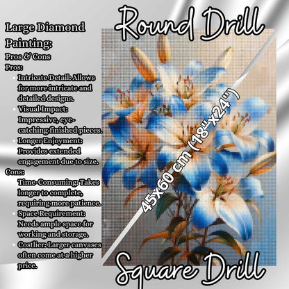 Tranquil Lily Bouquet - Flowers Diamond Painting Kit - YLJ Art Shop - YLJ Art Shop