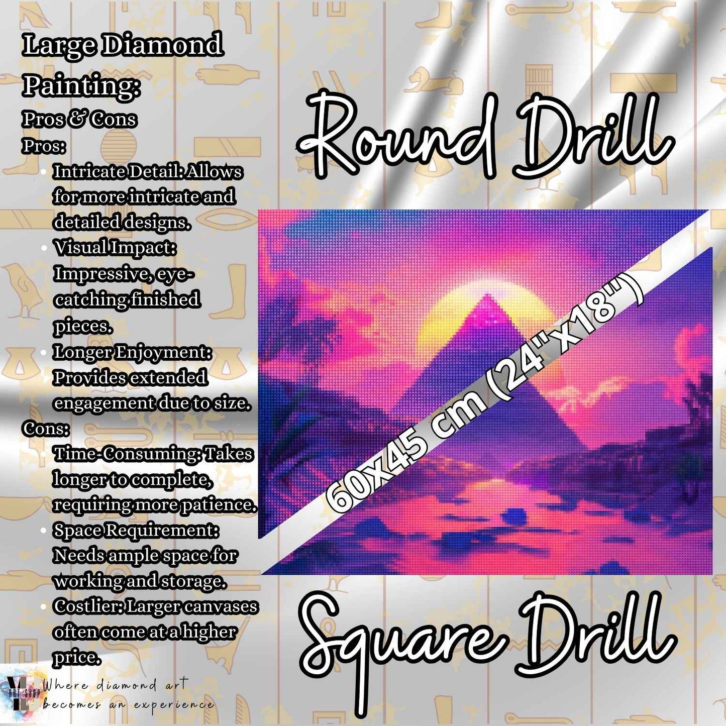 Zonsondergang Serenade - Landschap Diamond Painting Kit - YLJ Art Shop