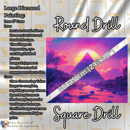 Sunset Mirage - Landmarks Diamond Painting Kit - YLJ Art Shop