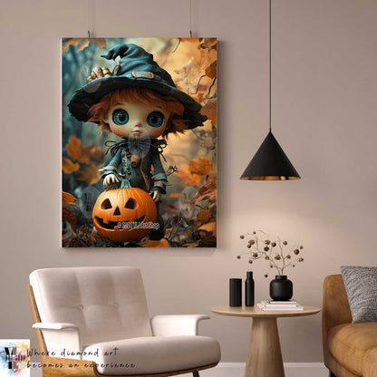 Pumpkin Patch Kid - Halloween Diamond Painting Kit - YLJ Art Shop - YLJ Art Shop