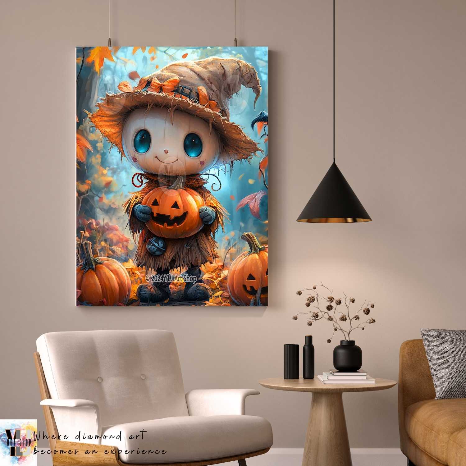 Pumpkin Patch Spirit - Halloween Diamond Painting Kit - YLJ Art Shop - YLJ Art Shop