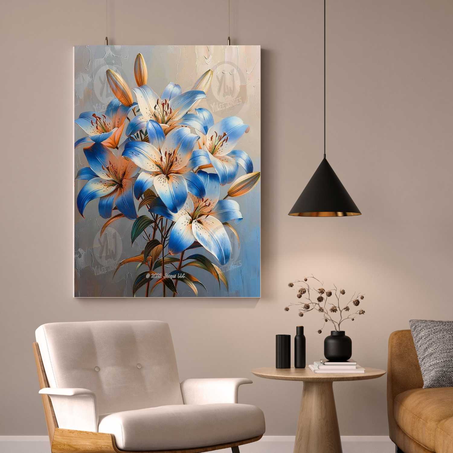 Tranquil Lily Bouquet - Flowers Diamond Painting Kit - YLJ Art Shop - YLJ Art Shop