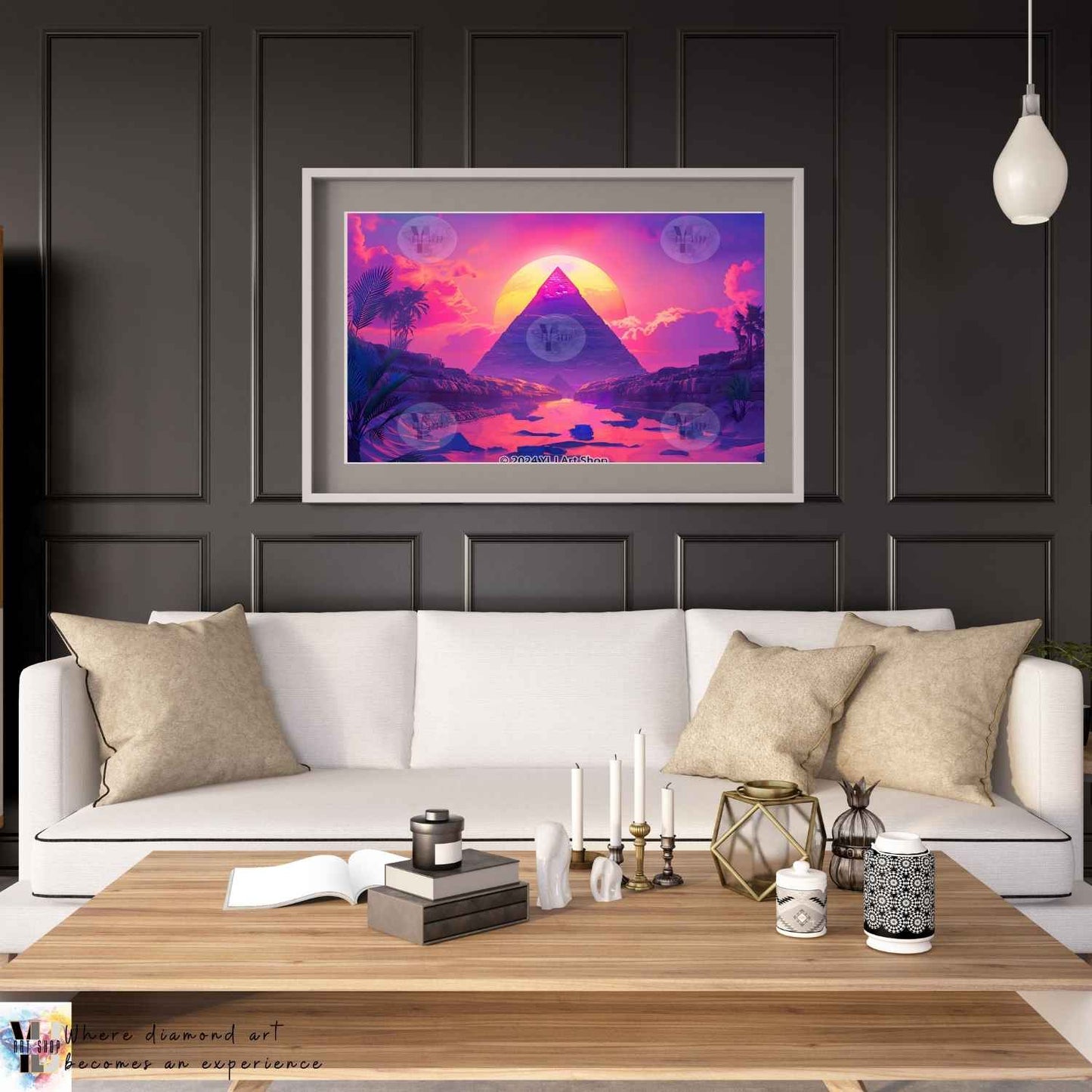 Sunset Mirage - Landmarks Diamond Painting Kit - YLJ Art Shop