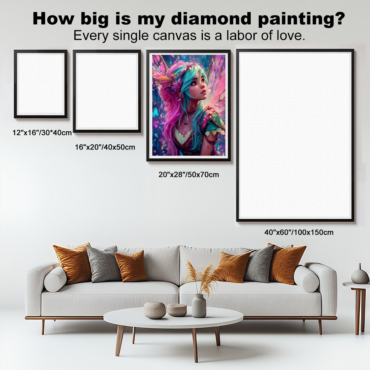 Lunalyn Bloom – 5D Diamond Painting Kit (50x70 cm / 20"x28") | Round Acrylic Drills