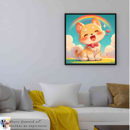 Bowtie Pup - Toon Diamond Painting Kit - YLJ Art Shop