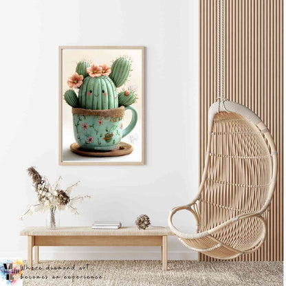 Cactus Cutie - Cactus Diamond Painting Kit - YLJ Art Shop