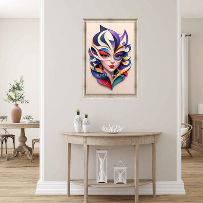 Prism Muse – Abstract Diamond Painting Kit