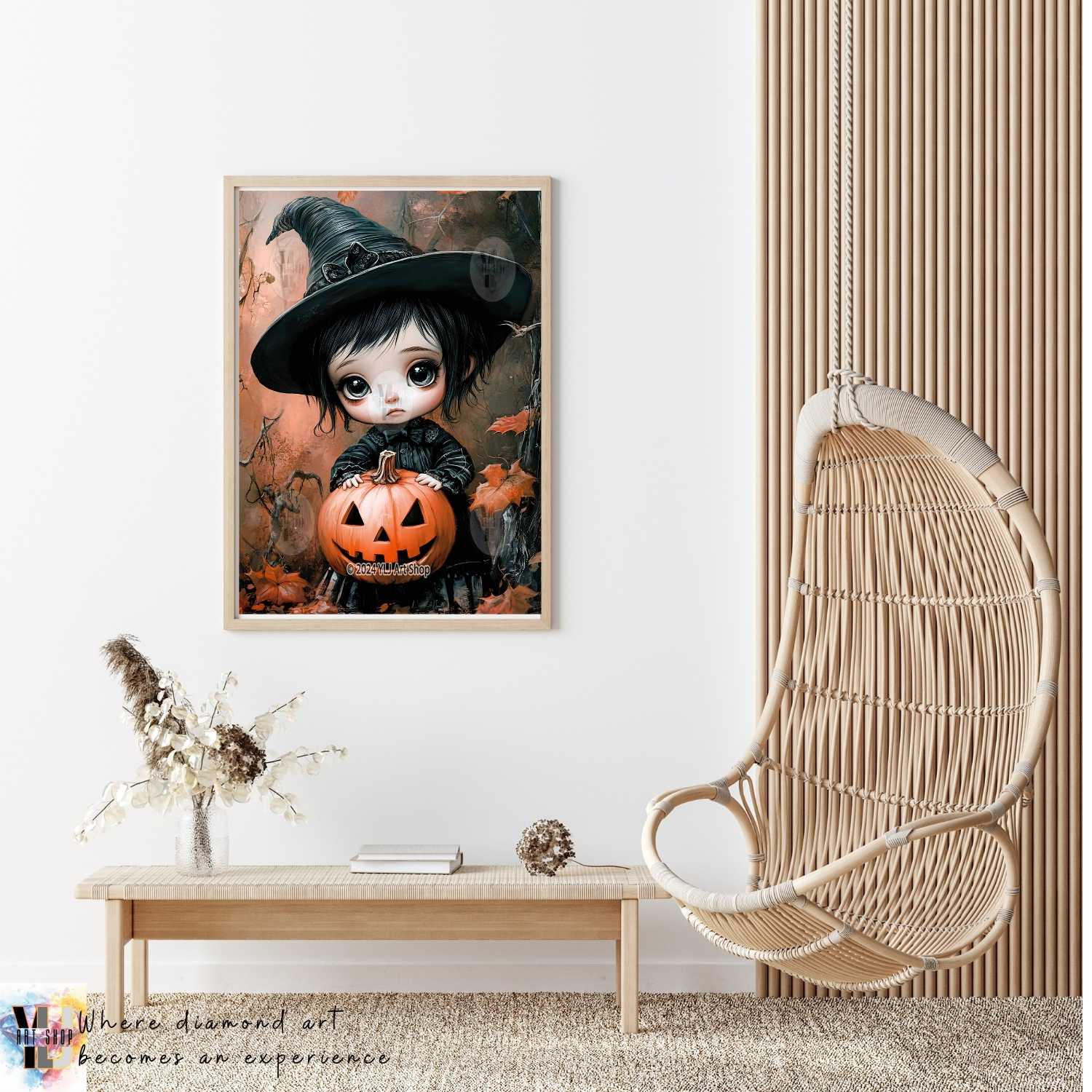 Pumpkin Mischief - Halloween Diamond Painting Kit - YLJ Art Shop - YLJ Art Shop