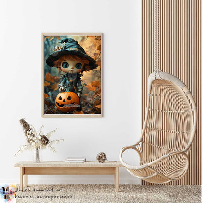 Pumpkin Patch Kid - Halloween Diamond Painting Kit - YLJ Art Shop - YLJ Art Shop