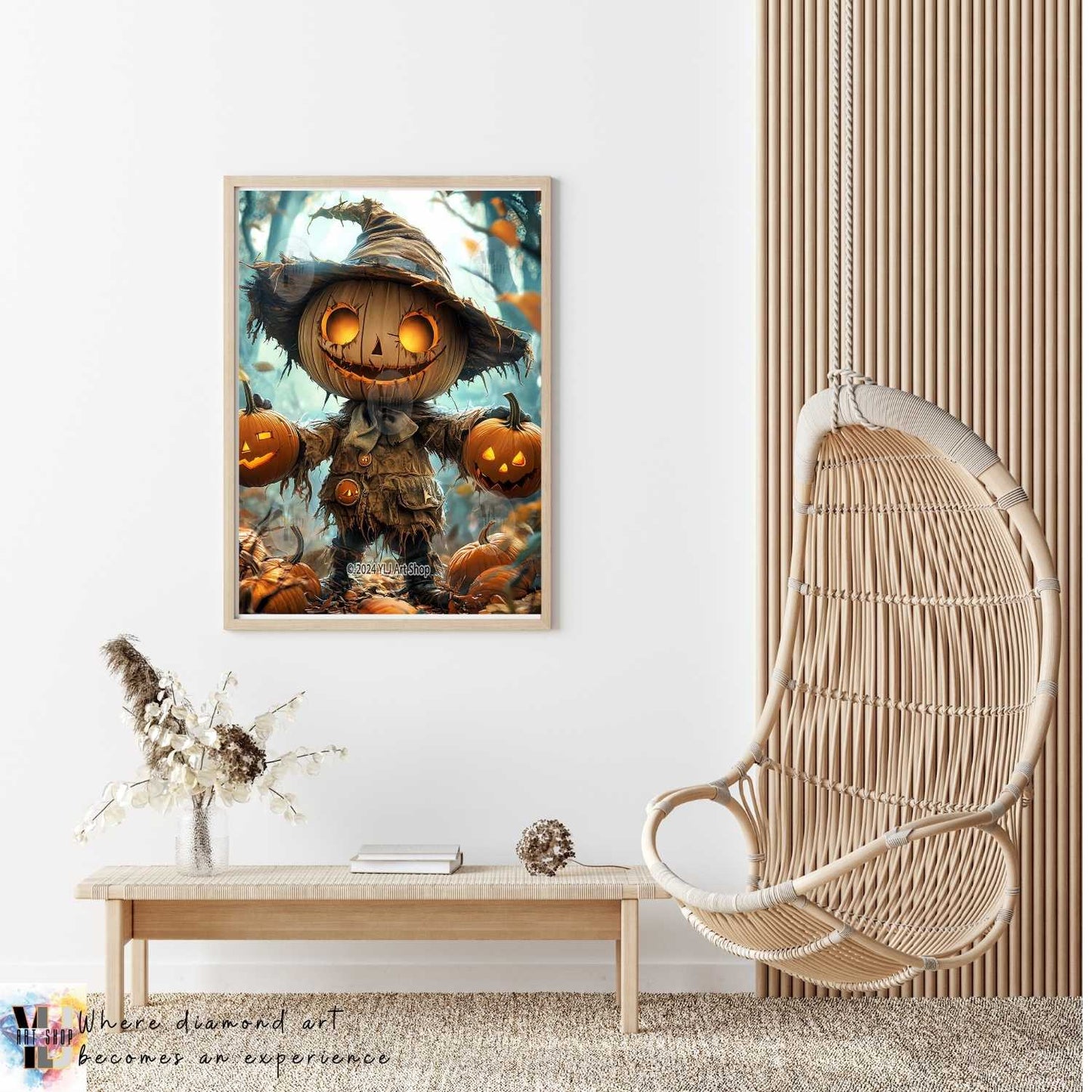 Pumpkin Patch Mischief - Halloween Diamond Painting Kit - YLJ Art Shop - YLJ Art Shop