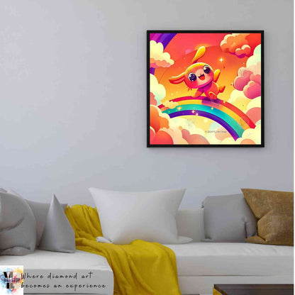 Rainbow Hopper - Toon Diamond Painting Kit - YLJ Art Shop