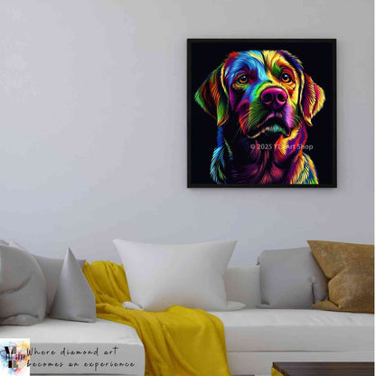 Rainbow Lab - Dog Diamond Painting Kit - YLJ Art Shop