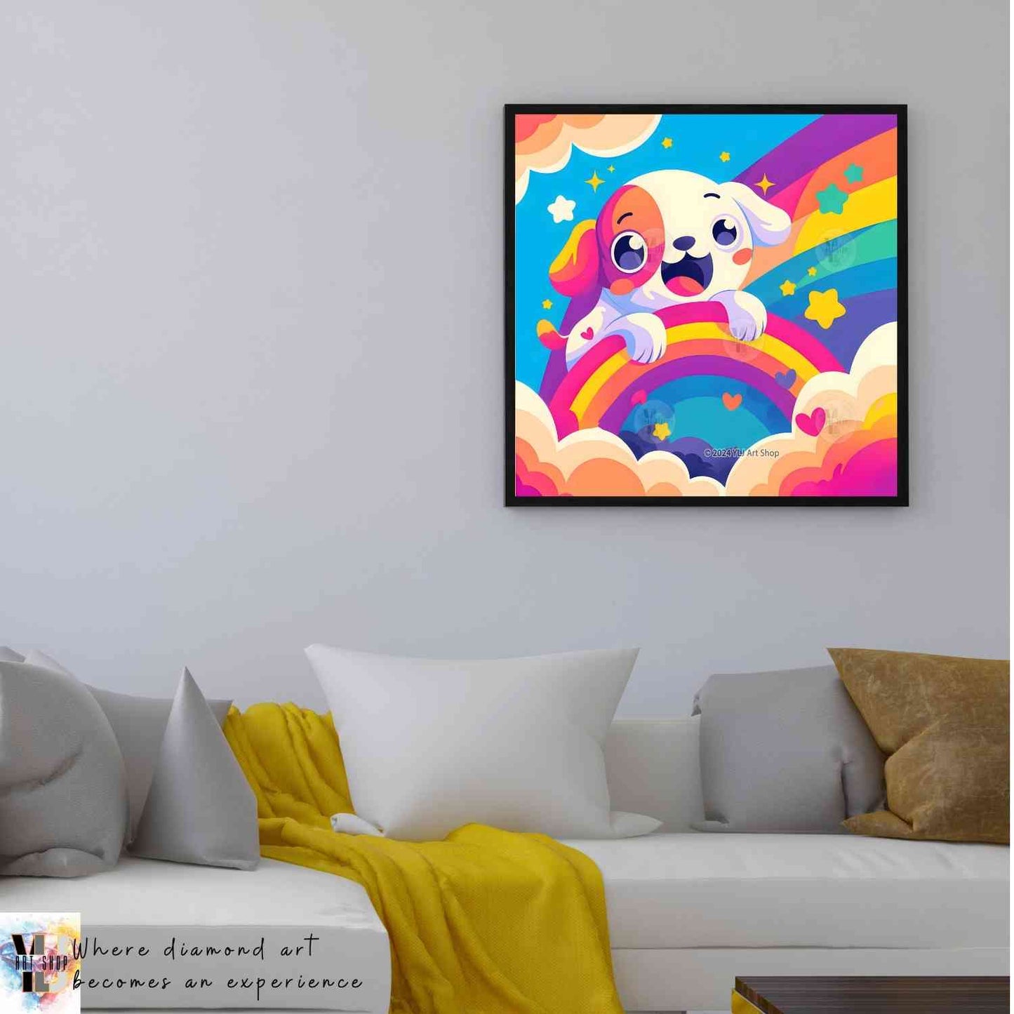 Rainbow Paws - Toon Diamond Painting Kit - YLJ Art Shop