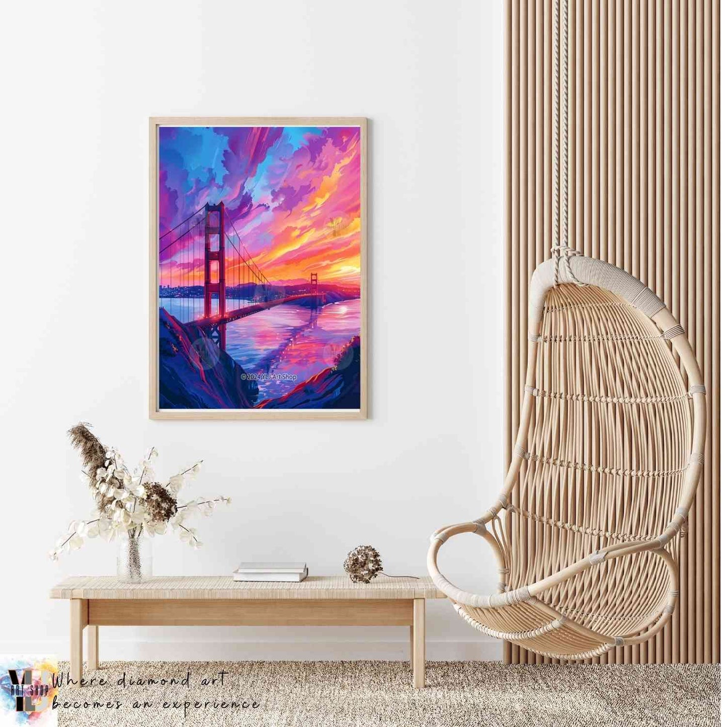 Twilight Over the Bay - Landmarks Diamond Painting Kit - YLJ Art Shop