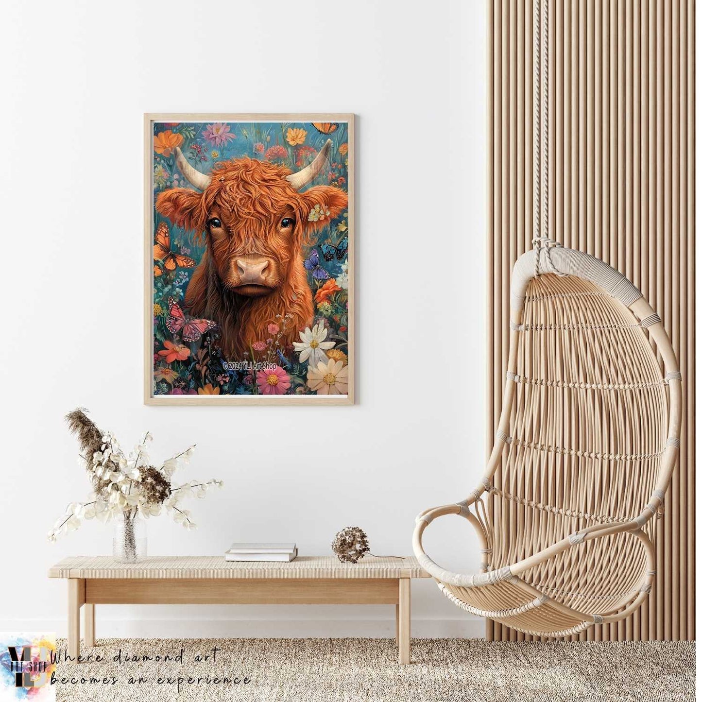 Highland Grace - Cow Diamond Painting Kit - YLJ Art Shop - YLJ Art Shop