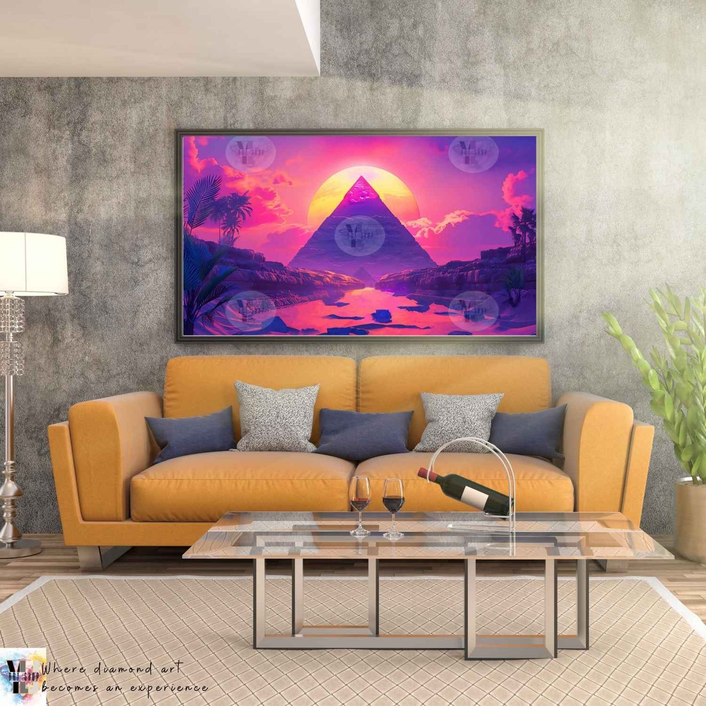 Zonsondergang Serenade - Landschap Diamond Painting Kit - YLJ Art Shop