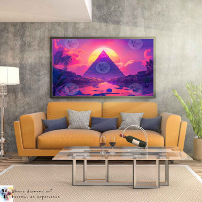 Sunset Mirage - Landmarks Diamond Painting Kit - YLJ Art Shop