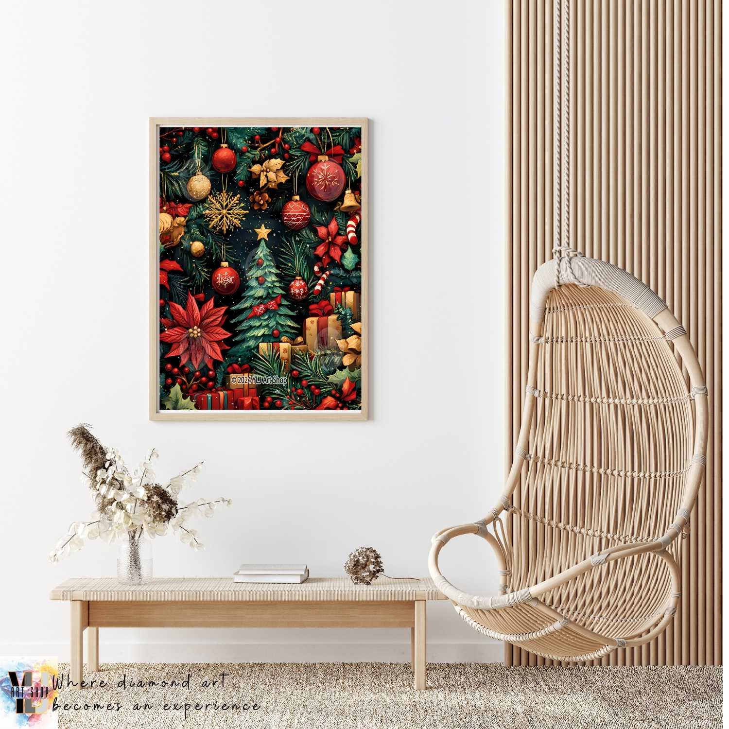 Christmas Sparkle Symphony - Christmas Diamond Painting Kit - YLJ Art Shop - YLJ Art Shop