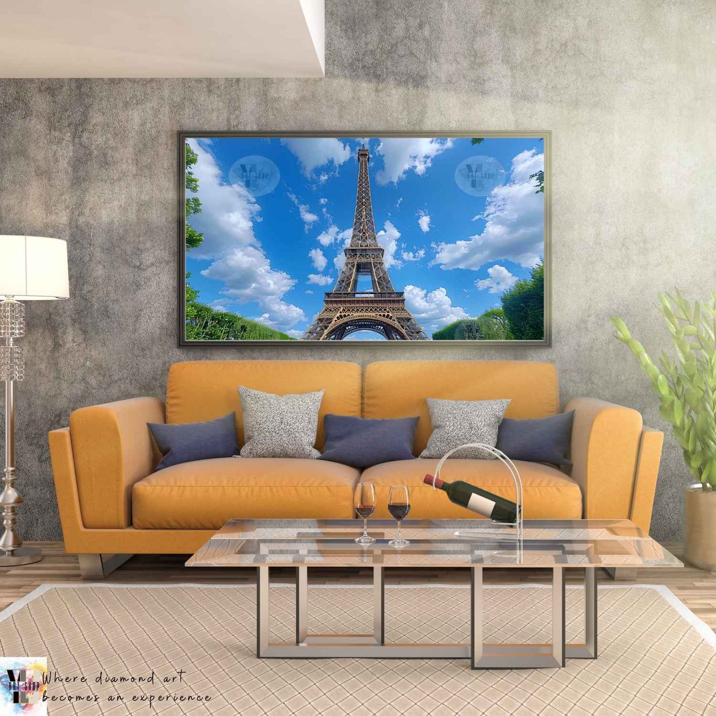 Eiffeltoren Grandeur - Landmarks Diamond Painting Kit - YLJ Art Shop