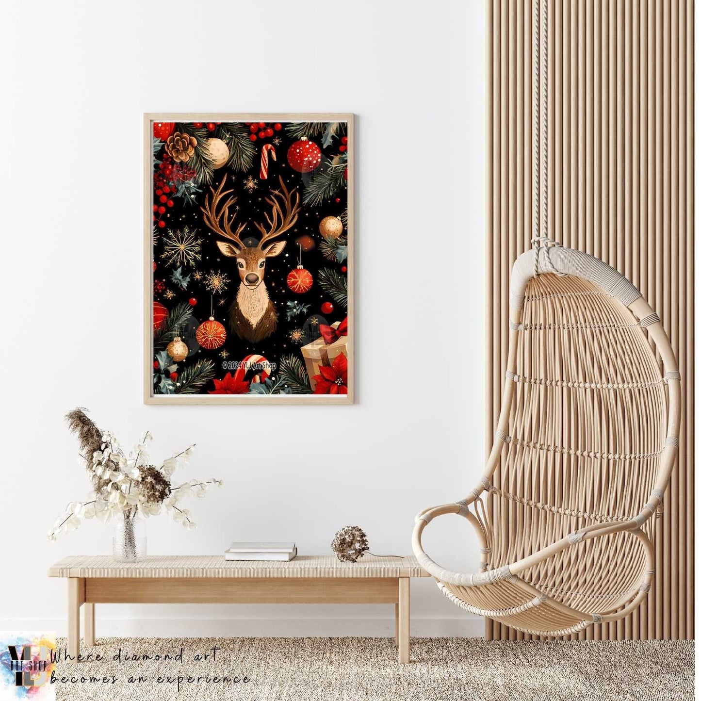 Winter Woodland Charm - Christmas Diamond Painting Kit - YLJ Art Shop - YLJ Art Shop