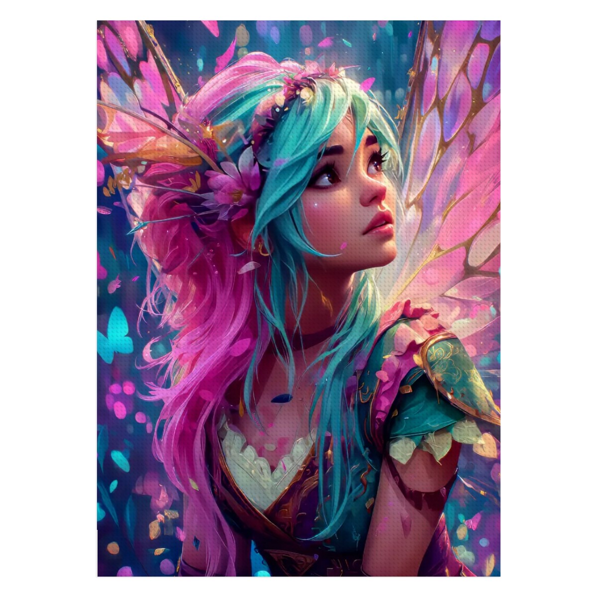 Lunalyn Bloom – 5D Diamond Painting Kit (50x70 cm / 20"x28") | Round Acrylic Drills