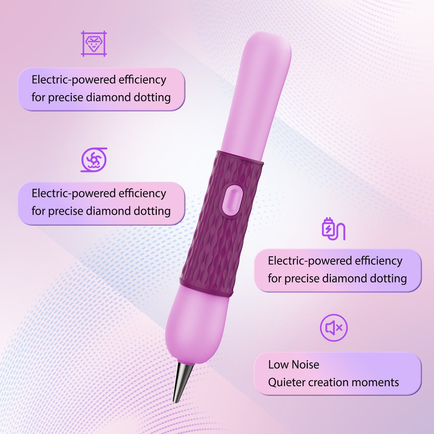 ProLift Electric Diamond Painting Pen – 8000 RPM Vacuum Suction Tool