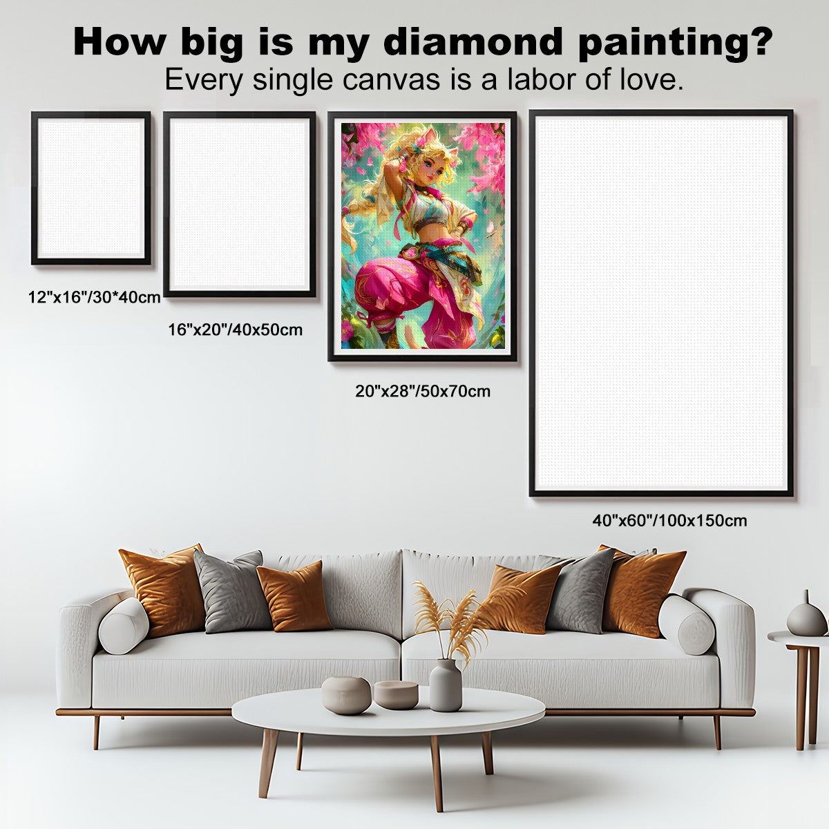 Cherrytail Spirit – 5D Diamond Painting Kit (50x70 cm / 20"x28") | Round Acrylic Drills