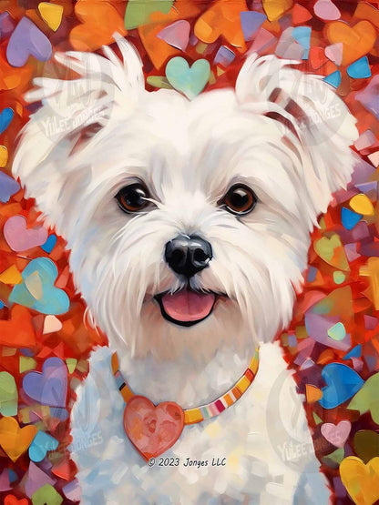 Heartfelt Paws - Dog Diamond Painting Kit - YLJ Art Shop - YLJ Art Shop