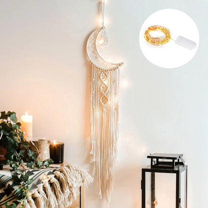 Starlit Harmony: Macrame Wall Decor - YLJ Art Shop