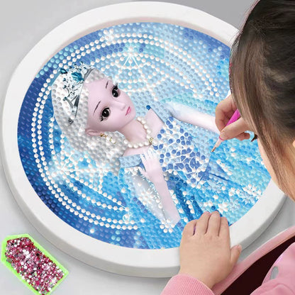 DIY Princess Elsa Diamond Painting Sticker Kit | Mosaic Art for Kids