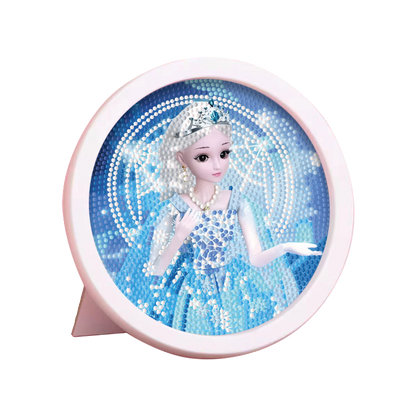 DIY Princess Elsa Diamond Painting Sticker Kit | Mosaic Art for Kids