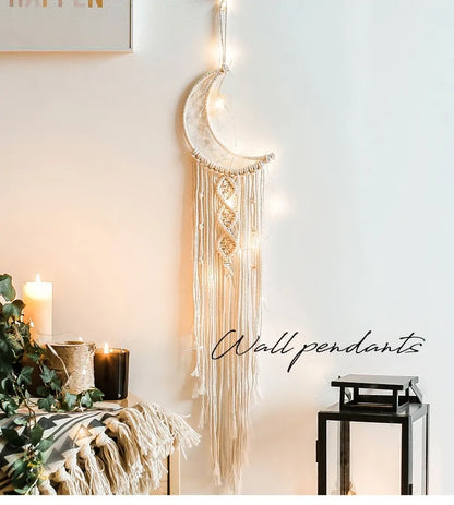 Starlit Harmony: Macrame Wall Decor - YLJ Art Shop