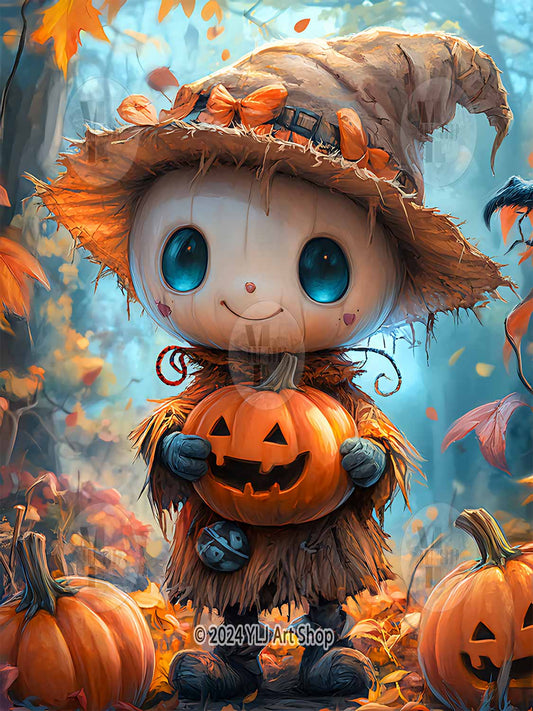 Pumpkin Patch Spirit - Halloween Diamond Painting Kit - YLJ Art Shop