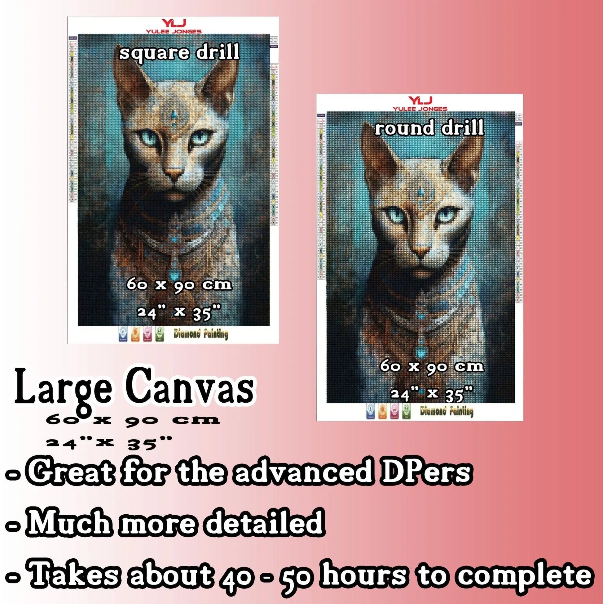 Sacred Sentinel - Egyptian Cat Diamond Painting Kit - YLJ Art Shop - YLJ Art Shop