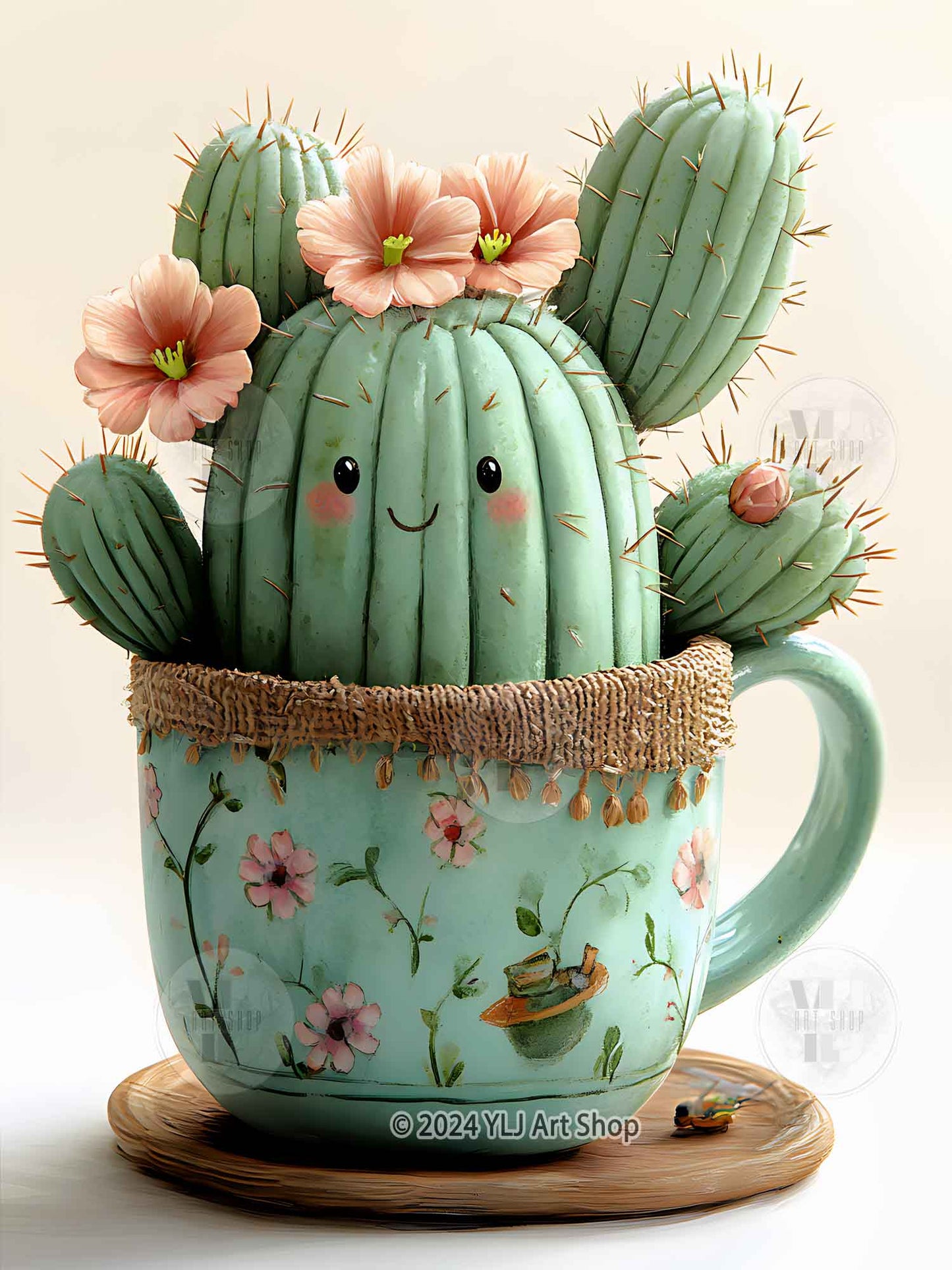 Cactus Cutie - Cactus Diamond Painting Kit - YLJ Art Shop