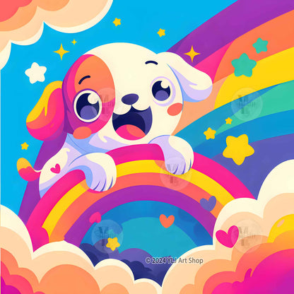 Rainbow Paws - Toon Diamond Painting Kit - YLJ Art Shop